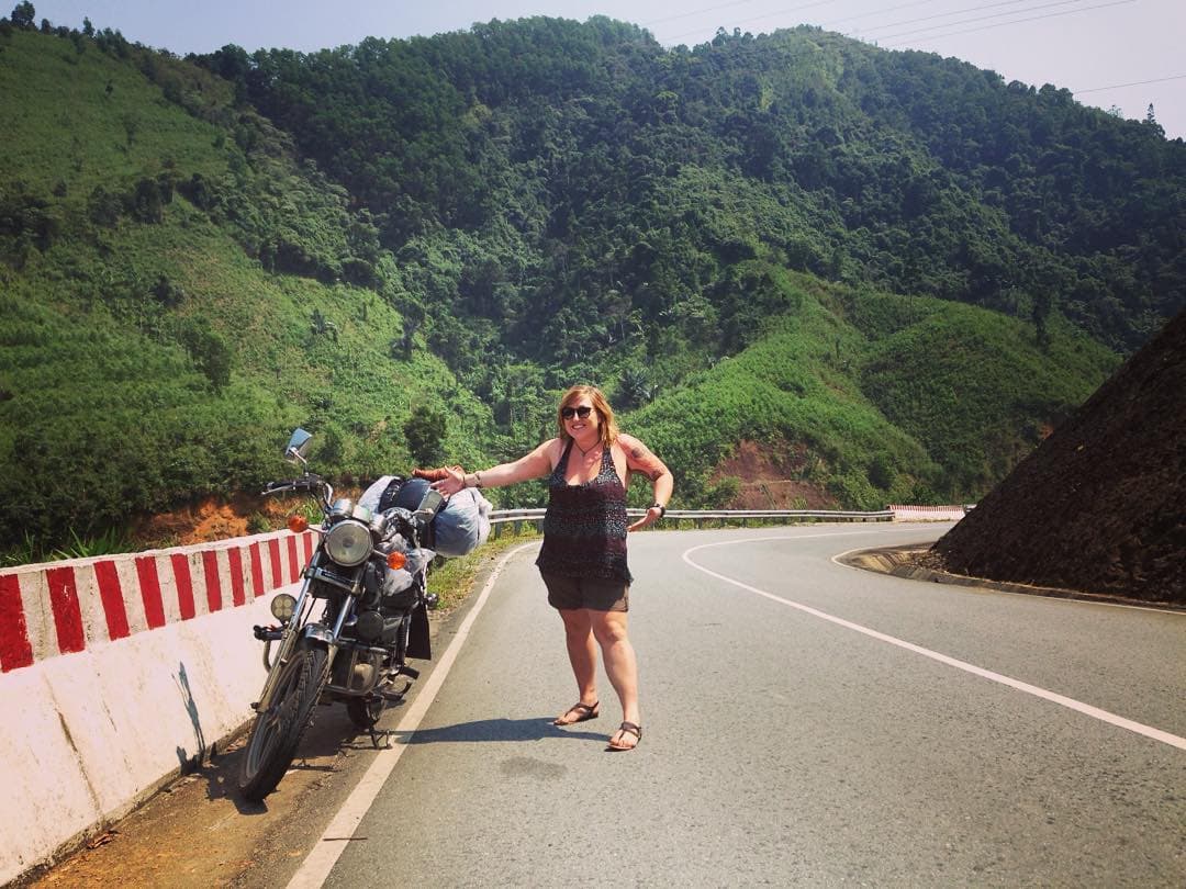 On the road in Vietnam